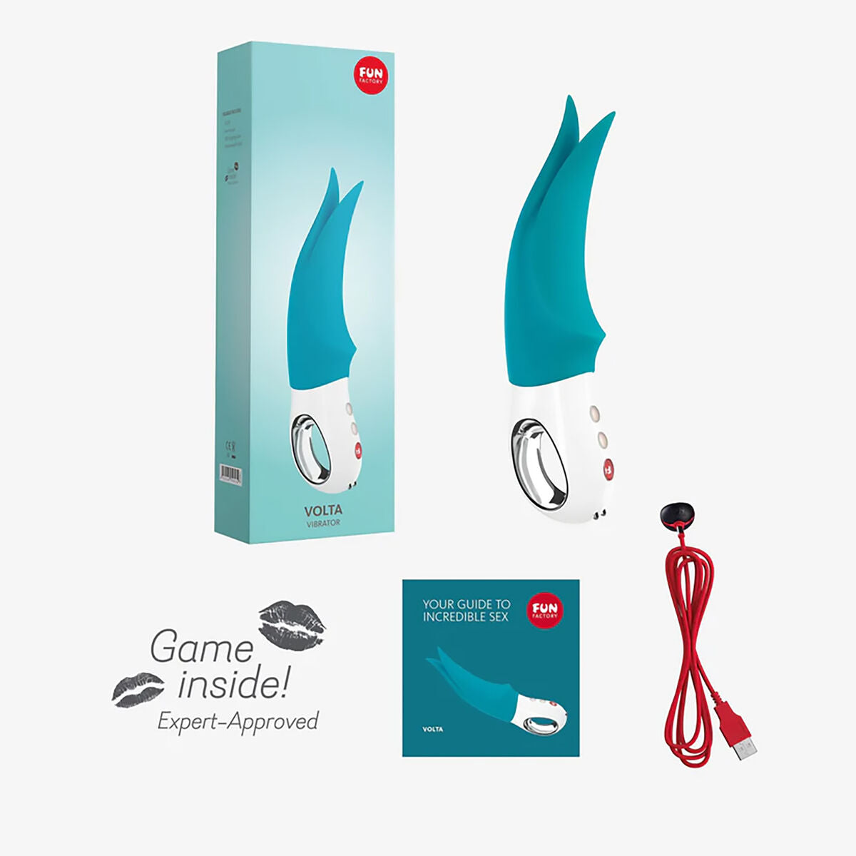 G-Spot Vibrator Fun Factory VOLTA Blue-4