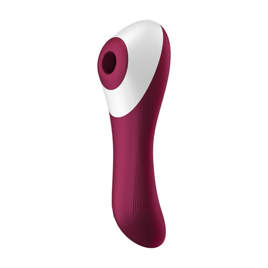 Clitoris Suction Stimulator Satisfyer Dual Crush Red-0