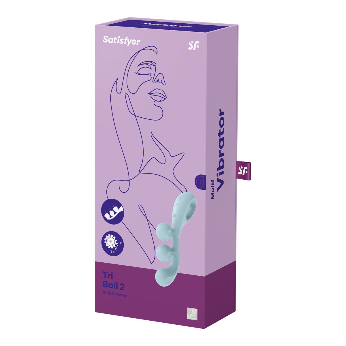 Vibrator Satisfyer Tri Ball 2 Blue-1