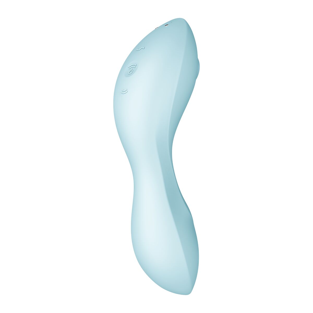 Clitoris Suction Stimulator Satisfyer Cruvy Trinity 5+ Blue-2