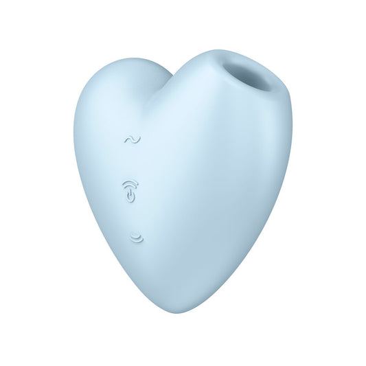 Clitoris Suction Stimulator Satisfyer Cutie Heart Blue-0