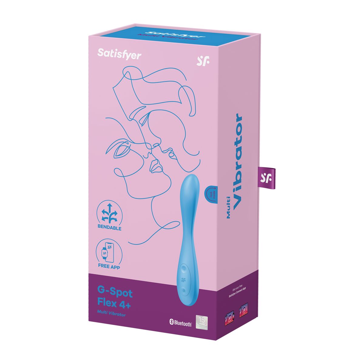 Vibrator Satisfyer G-Spot Flex 4+ Blue-1