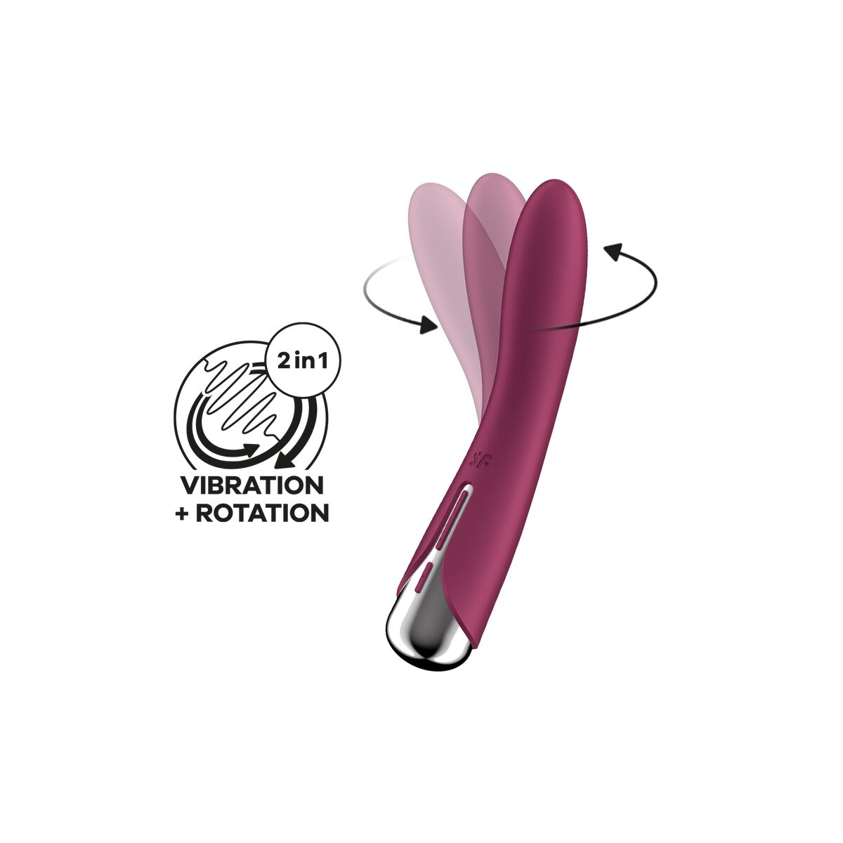 Vibrator Satisfyer Spinning Vibe Red-5