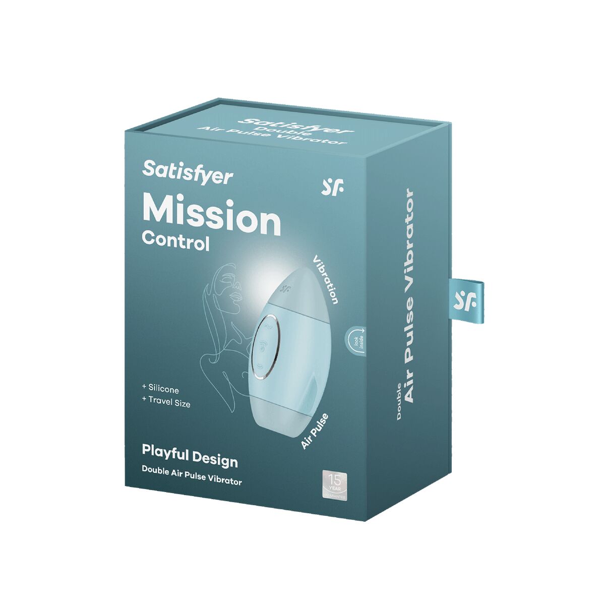 Clitoris Suction Stimulator Satisfyer Mission Control Blue-2