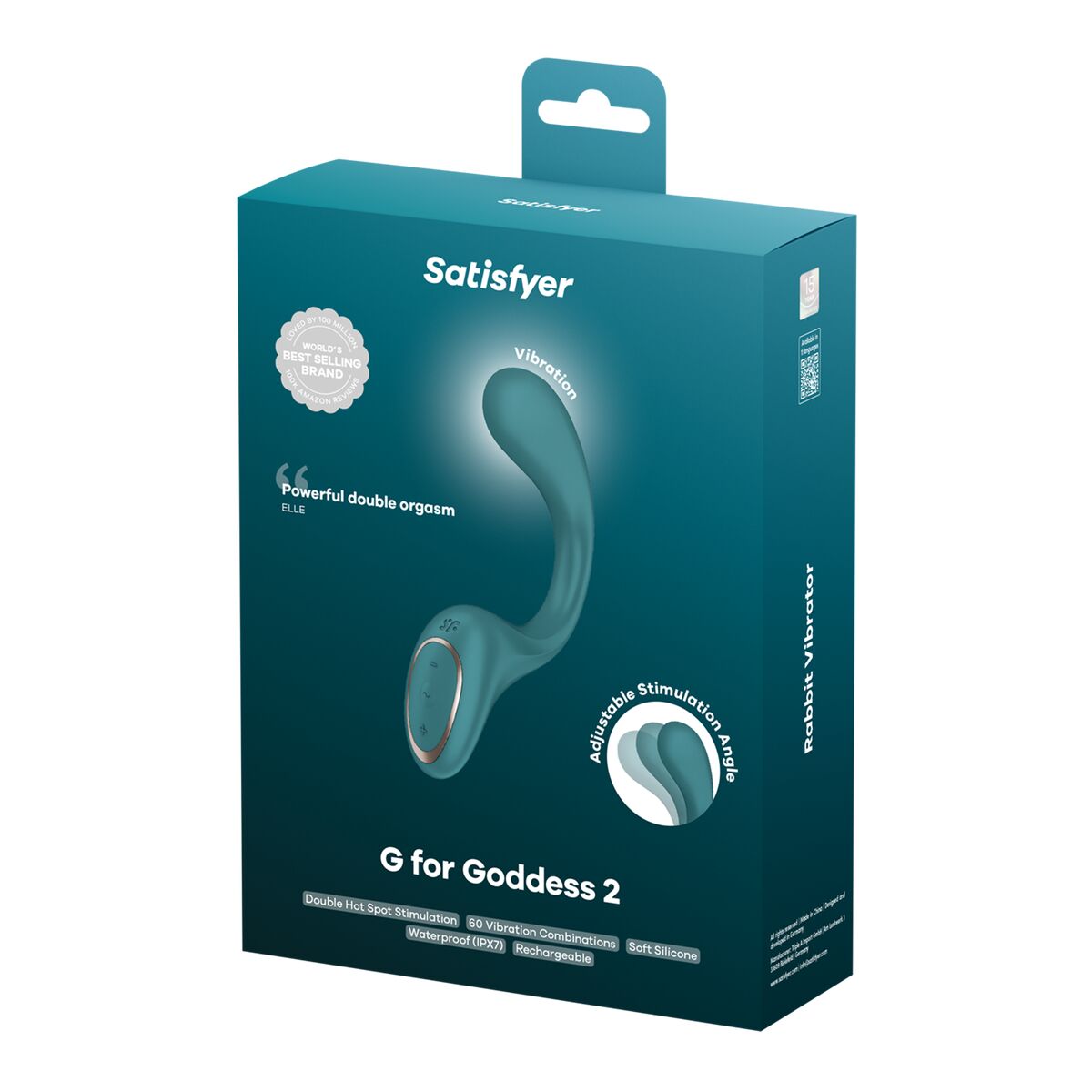 G-Spot Vibrator Satisfyer FOR GODDESS Green-1