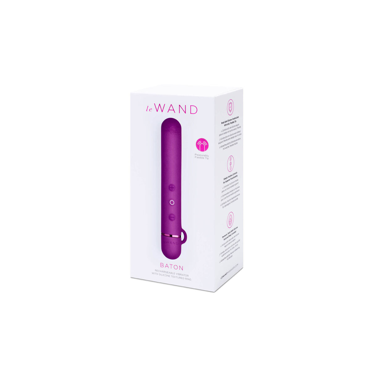 Mini-Vibrator Le Wand Baton Purple-1