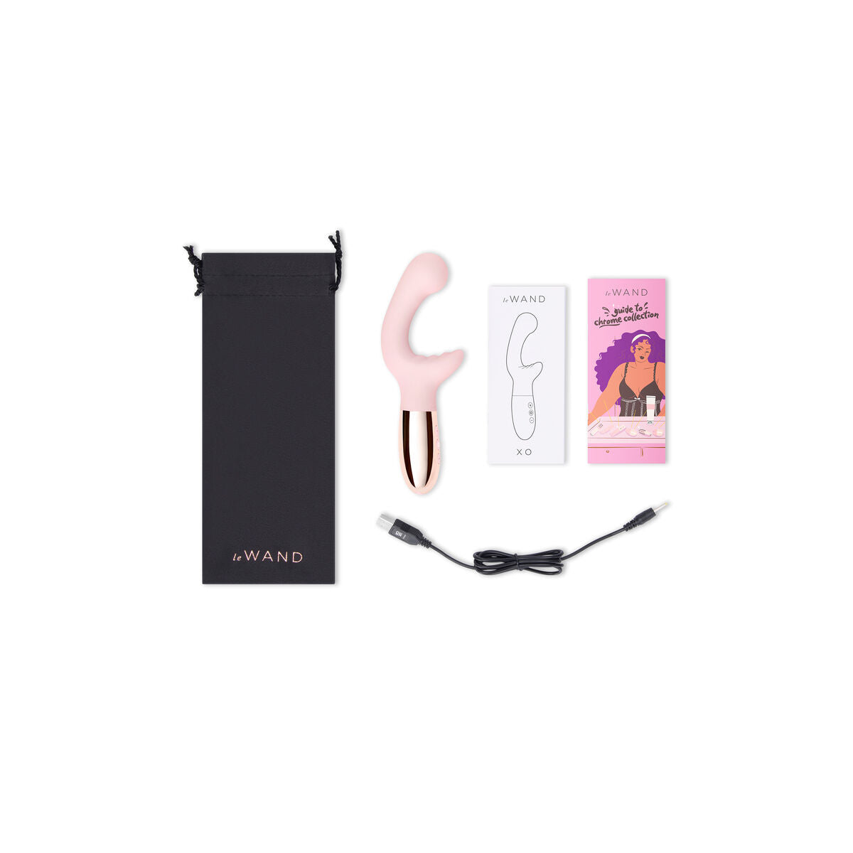 Vibrator Le Wand XO Rose Gold Golden-7