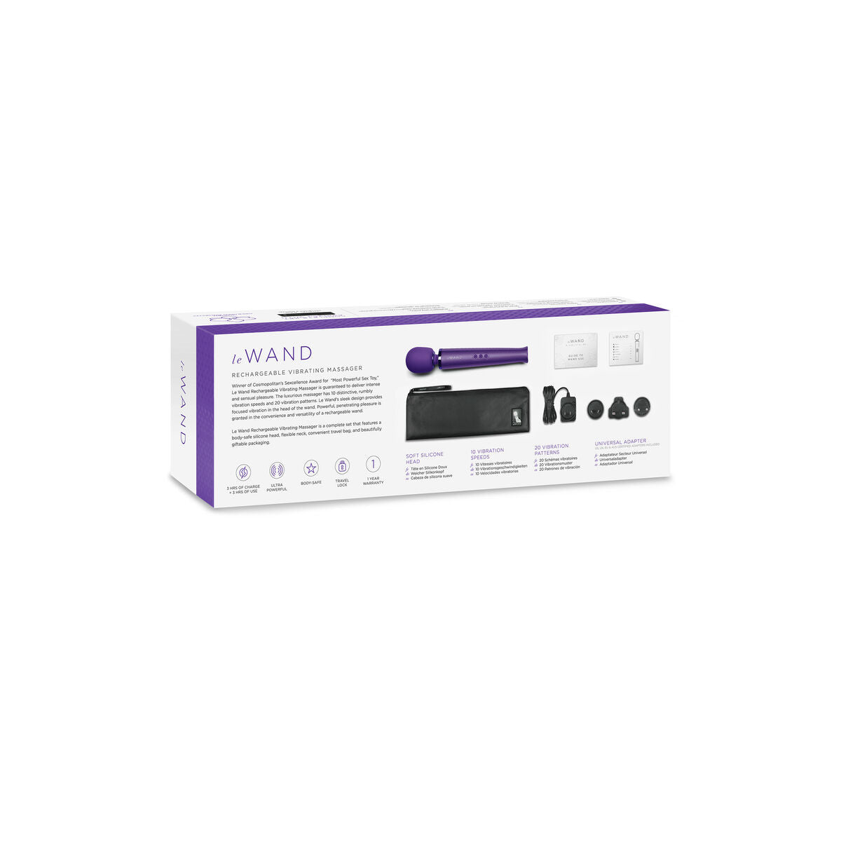 Vibrator Le Wand Purple-5