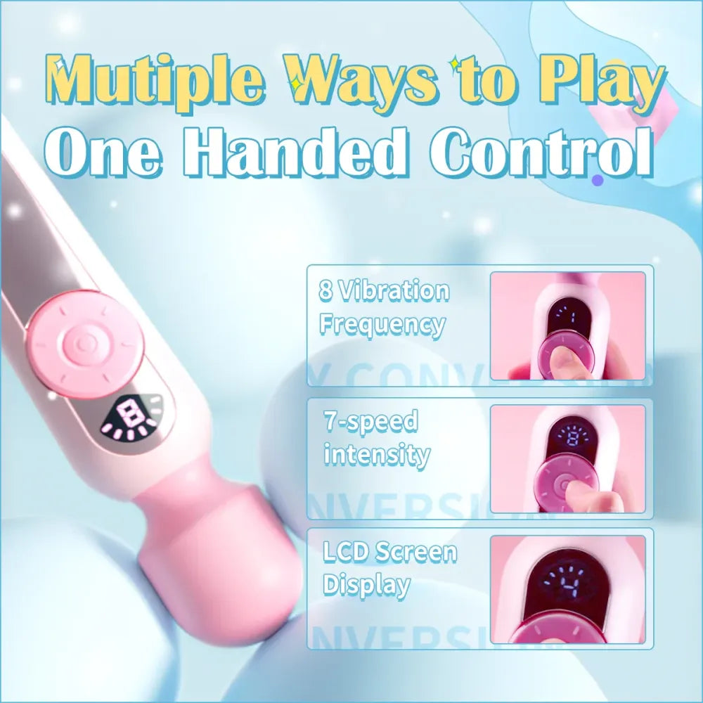 56 Vibration Modes Dildo Vibrator For Women-3