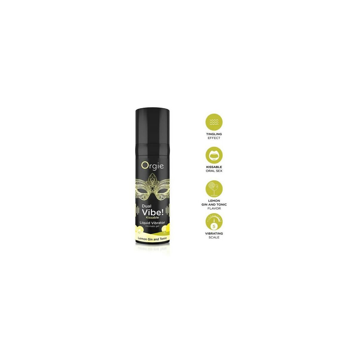 Lubricant Orgie 15 ml Lemon Vibrator-0