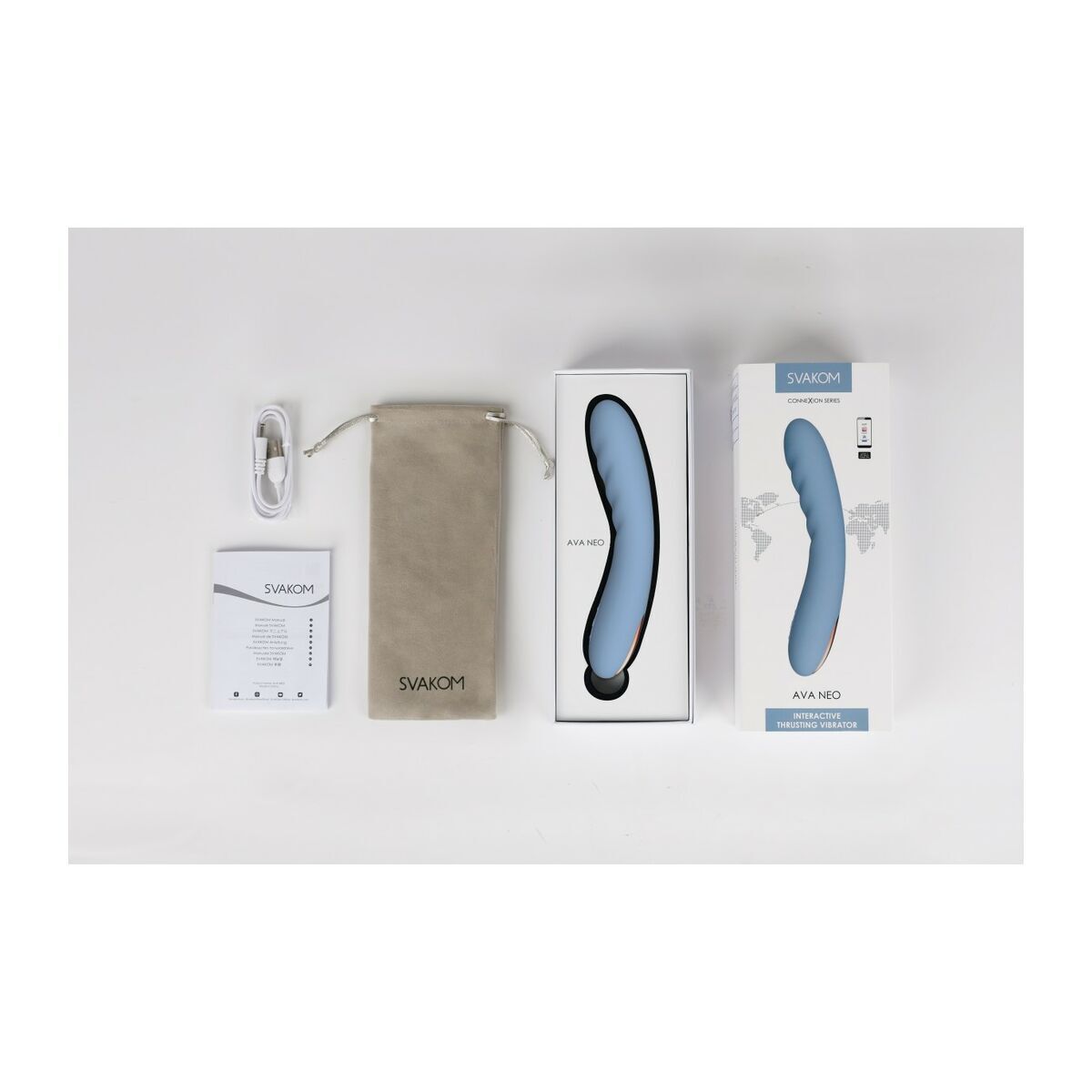 G-Spot Vibrator Svakom Blue-14