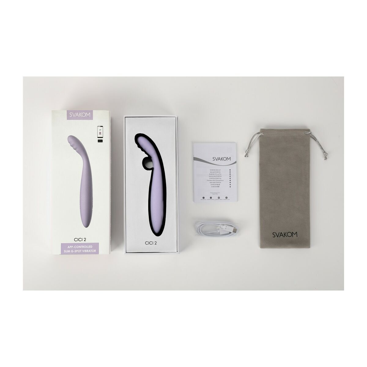 G-Spot Vibrator Svakom Lilac-15