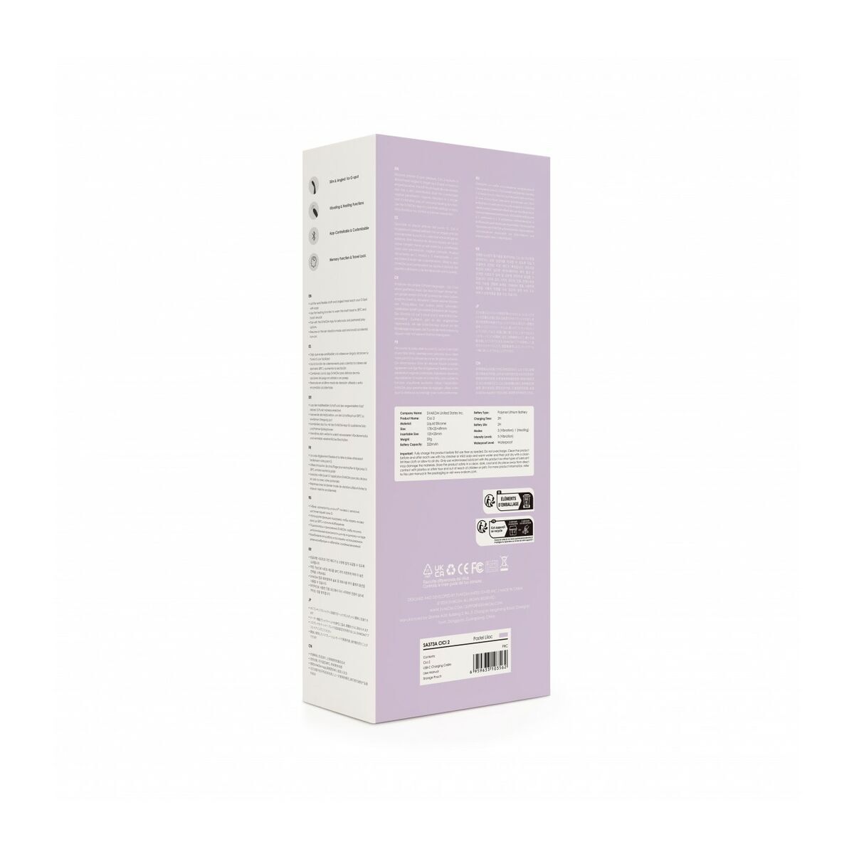 G-Spot Vibrator Svakom Lilac-12