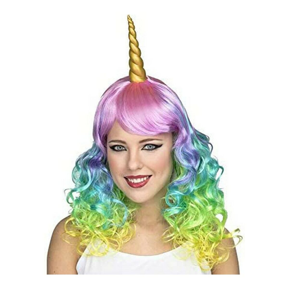 Wigs My Other Me Multicolour Unicorn-0