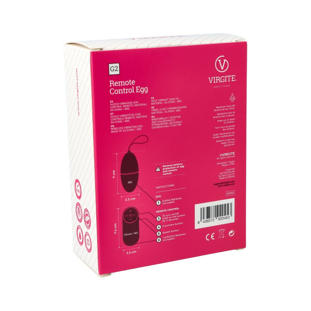 Bullet Vibrator Virgite Black-2