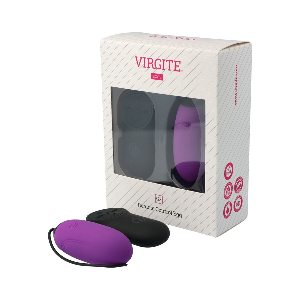 Egg Vibrator Virgite Purple-9