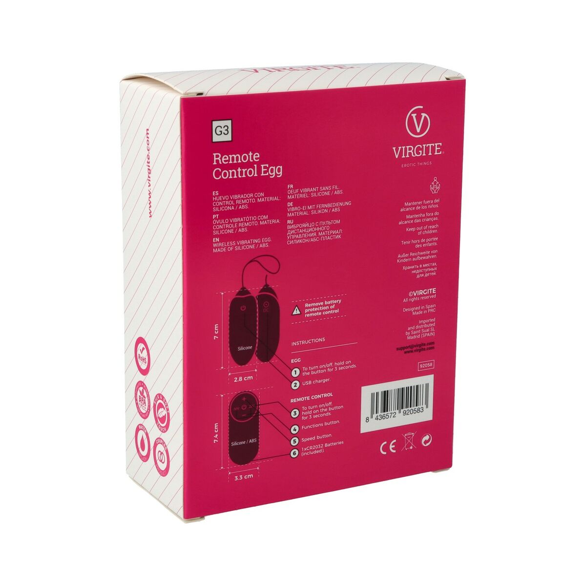 Vibrator Virgite Blue-2