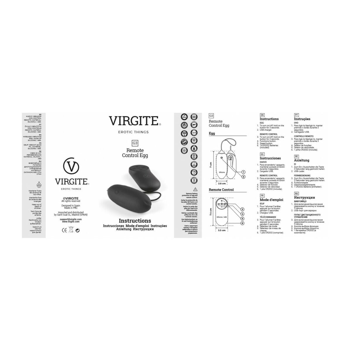 Bullet Vibrator Virgite Black-6