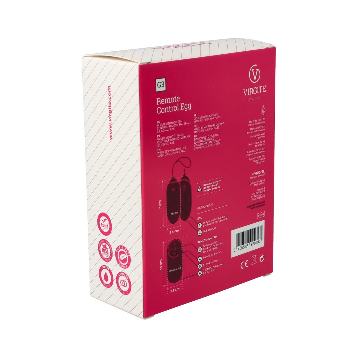 Bullet Vibrator Virgite Black-3