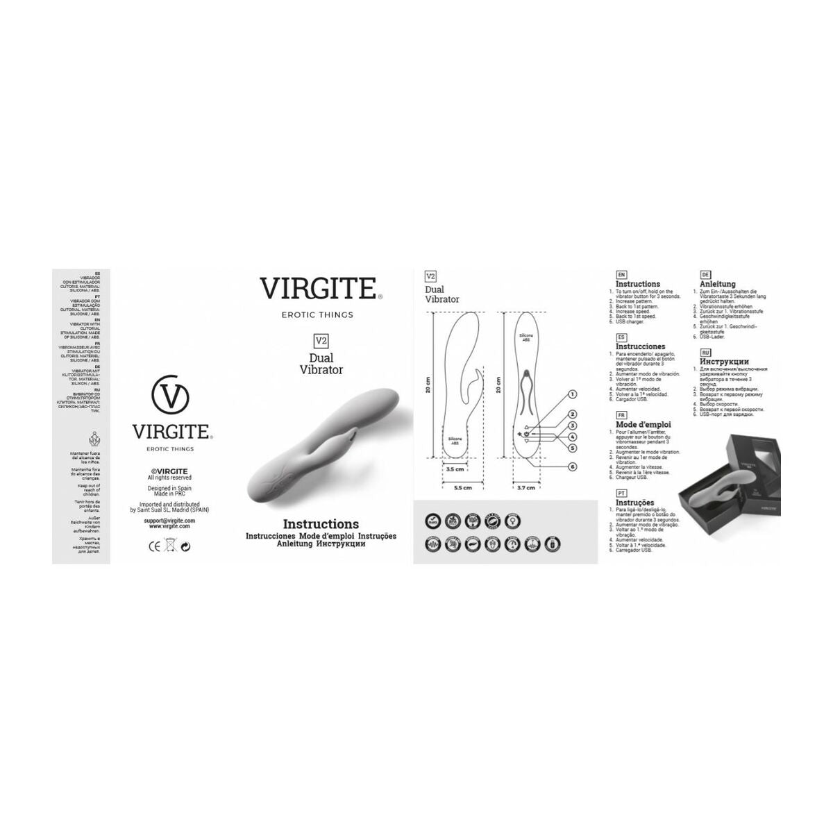Vibrator Virgite Blue-4