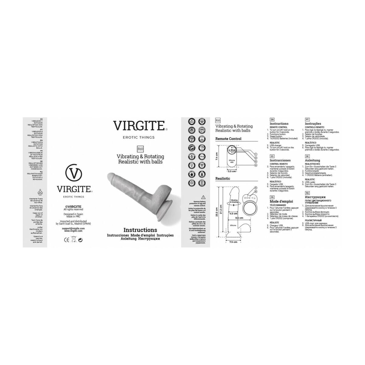 Realistic Vibrator Virgite-5