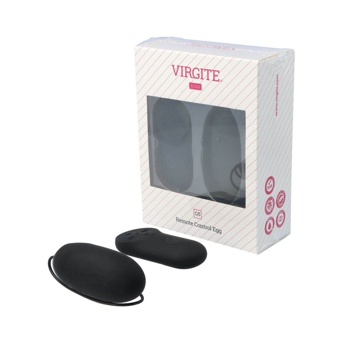 Egg Vibrator Virgite Black-7