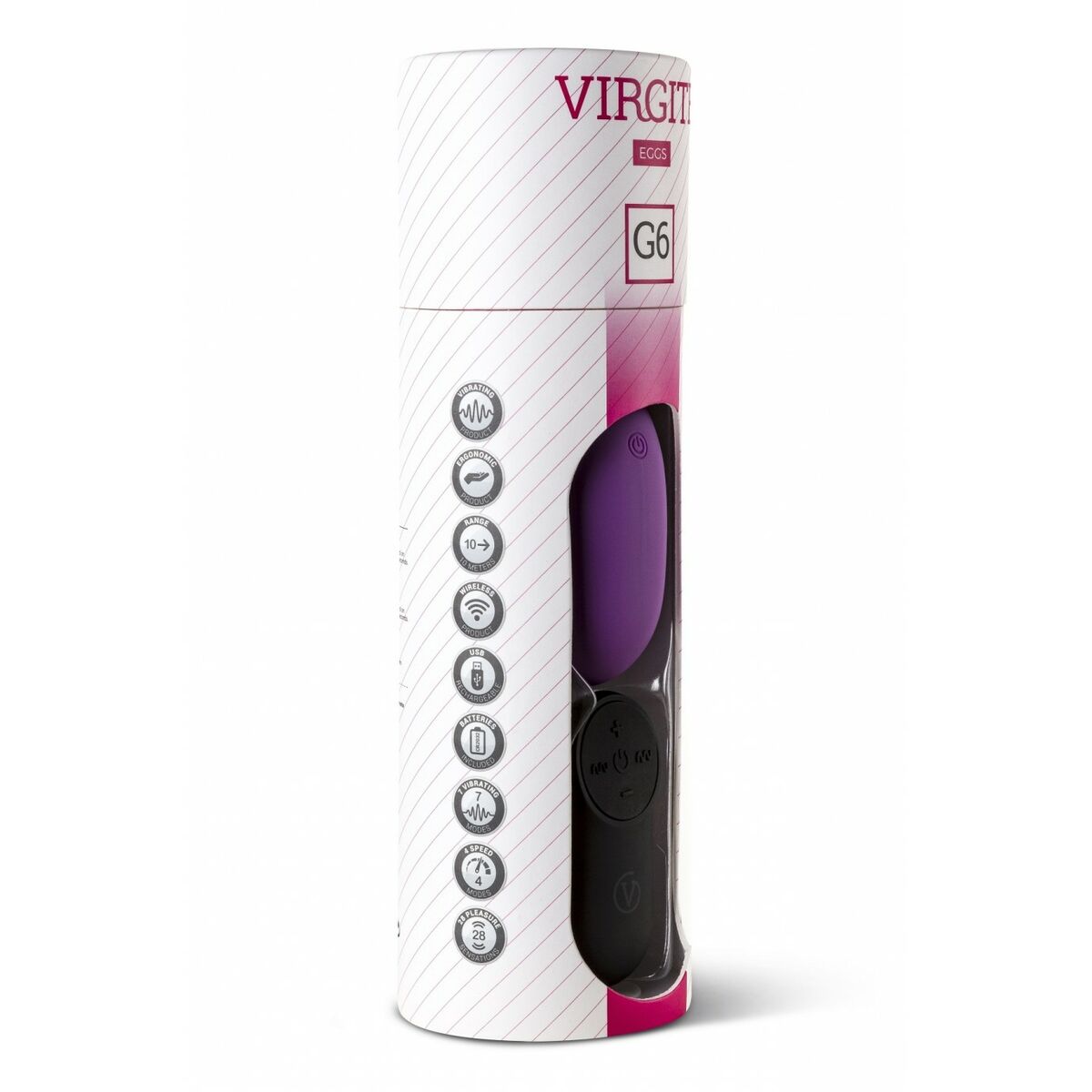 Egg Vibrator Virgite Purple-1