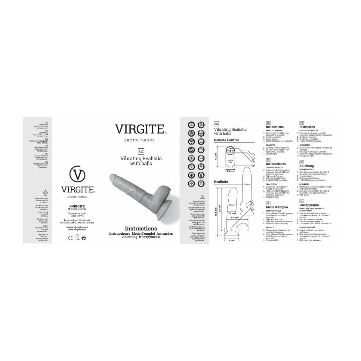Realistic Vibrator Virgite-5