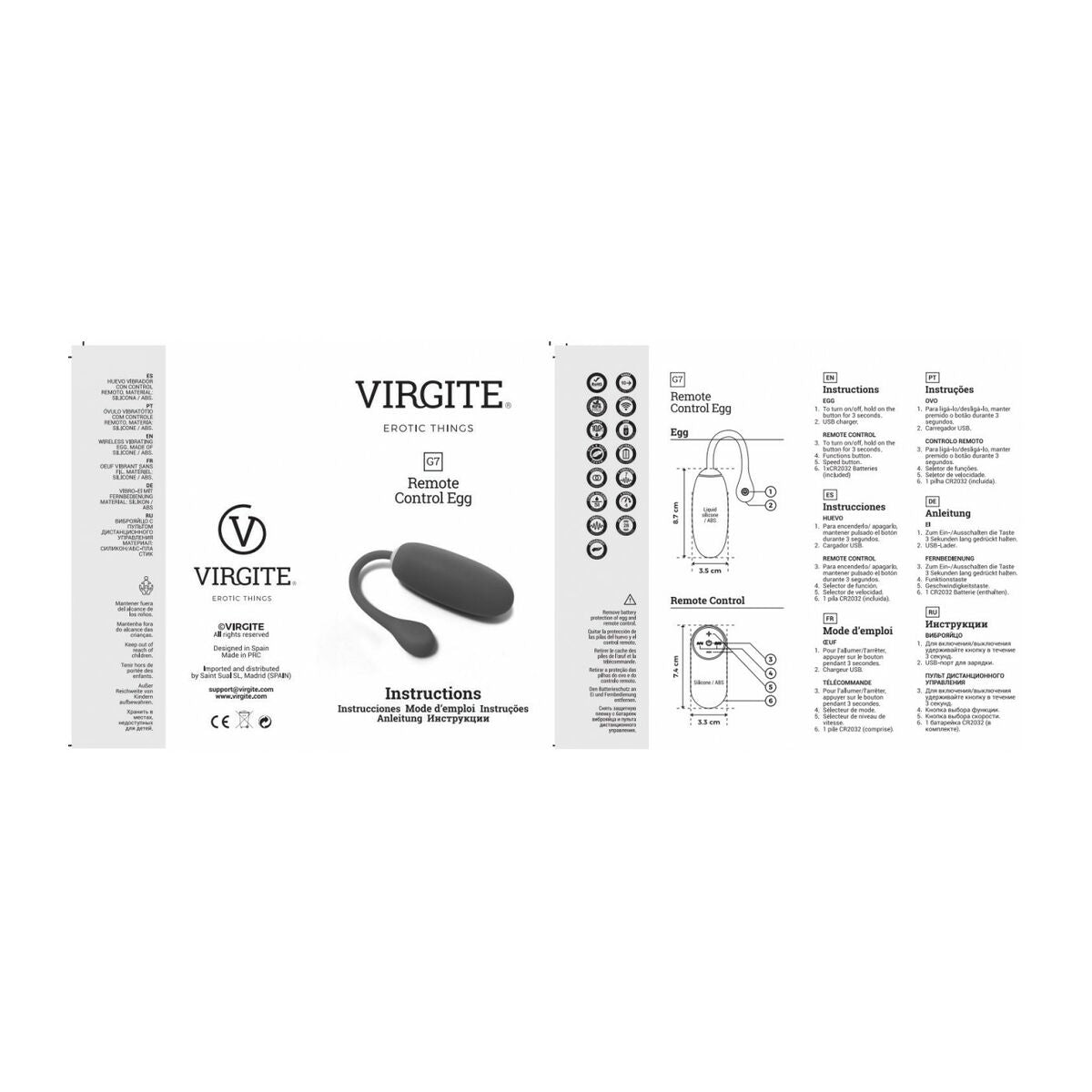 Egg Vibrator Virgite Pink-2