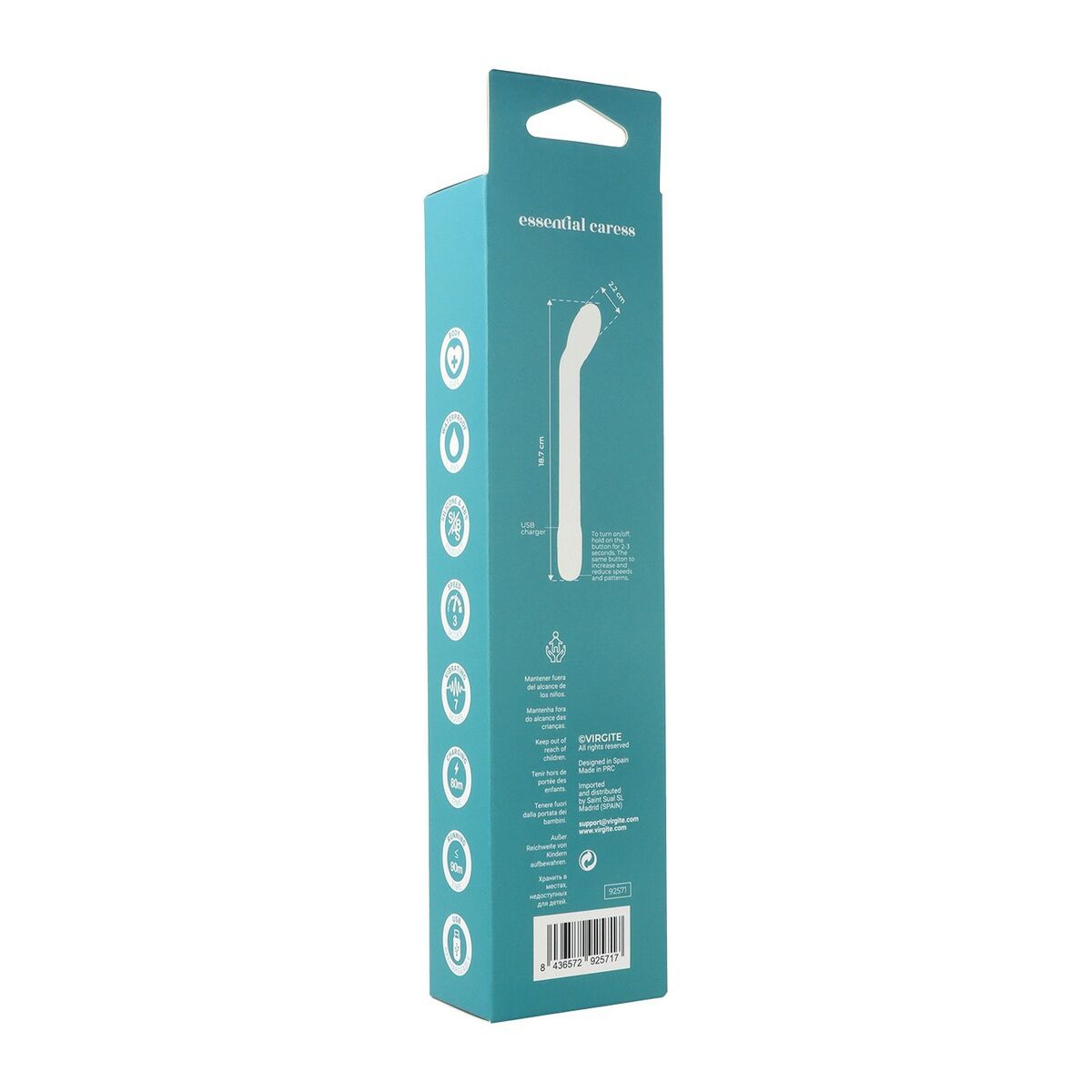 G-Spot Vibrator Virgite Blue-7