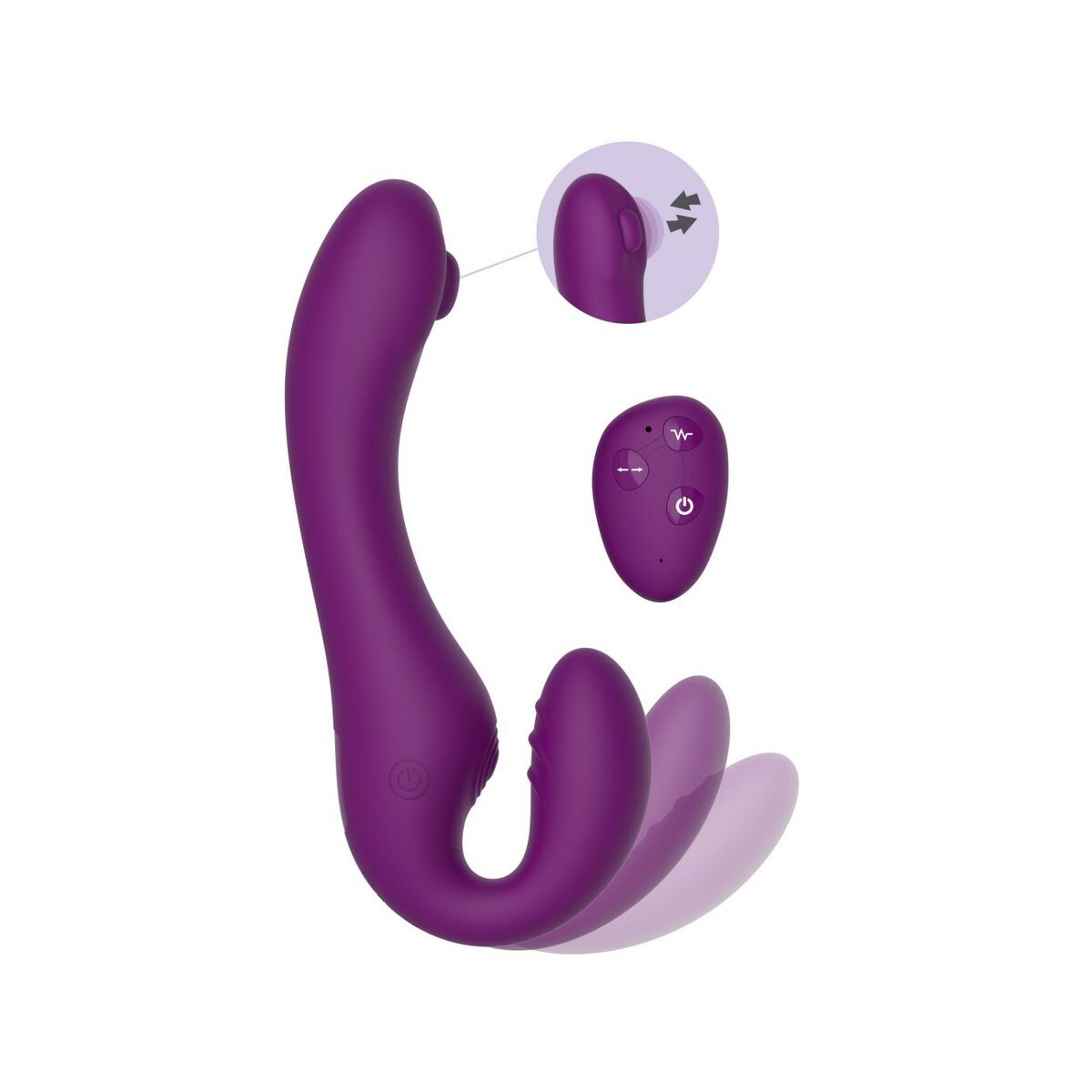 G-Spot Vibrator Toy Joy Purple-0