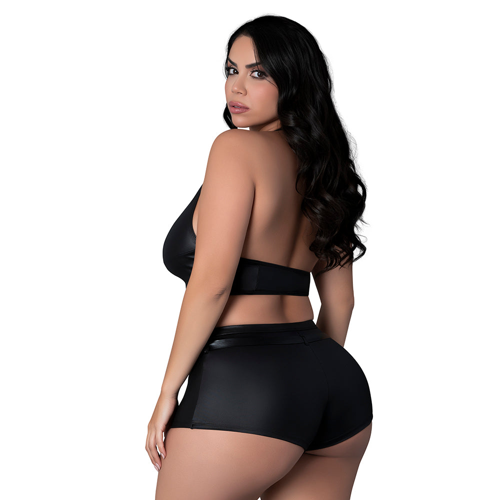 Lust Fetish Thalia Black Queen Size-3