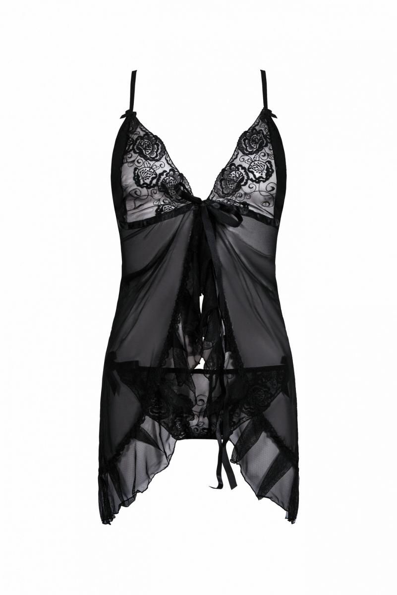 schwarzes Babydoll AA051289 - 5XL/6XL-2