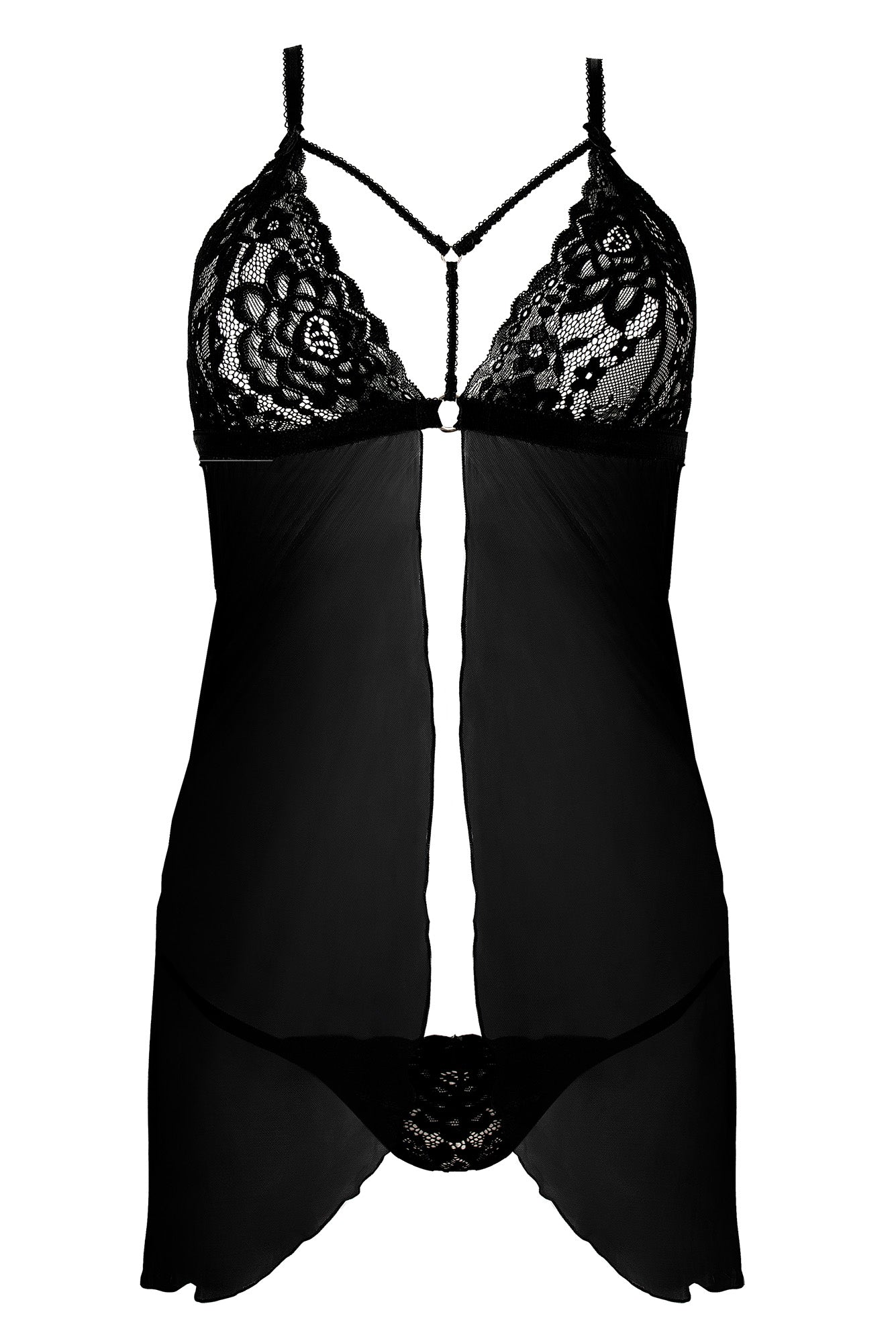black Chemise Maya - 3XL-2