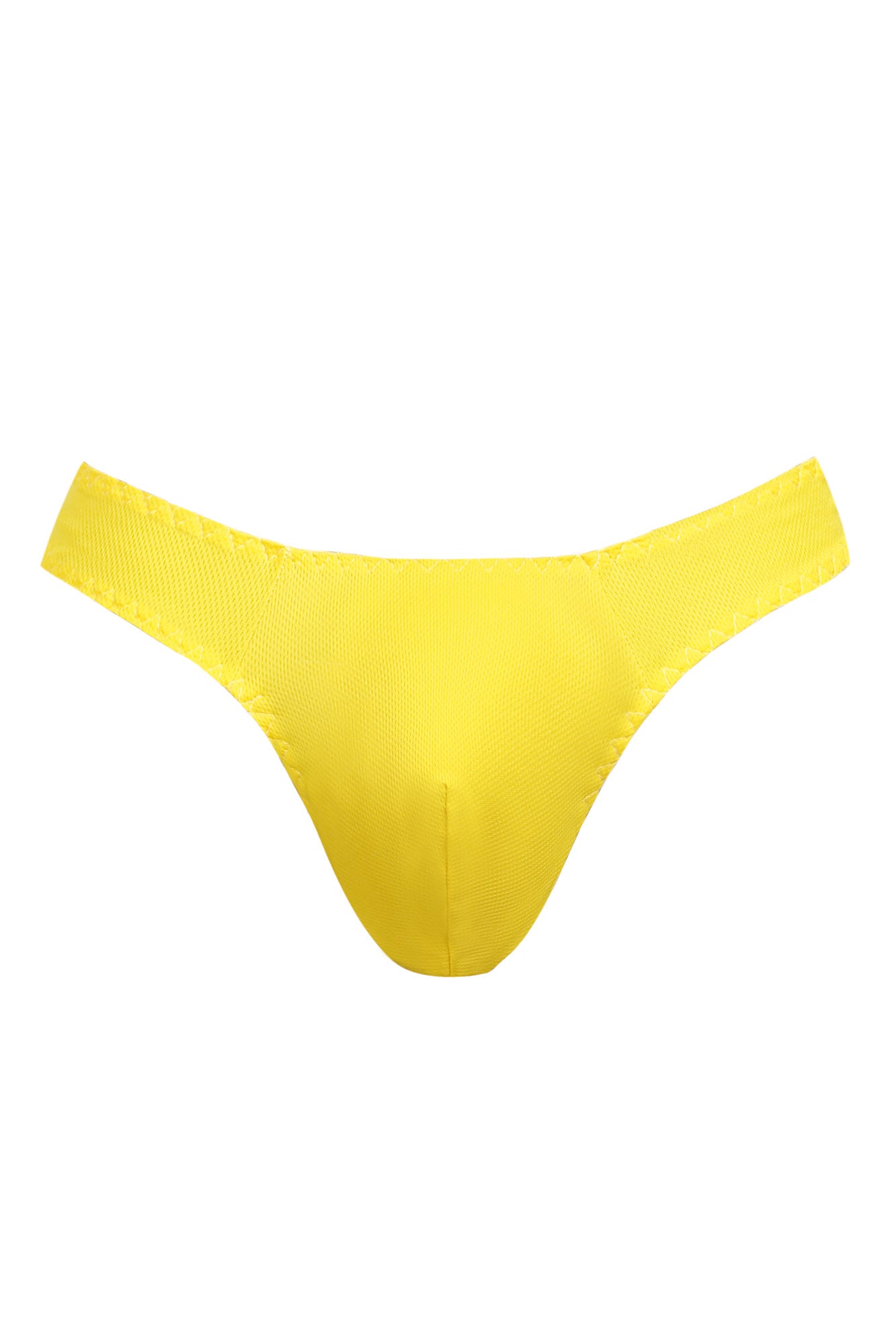 Men String 053394 yellow - 3XL-0