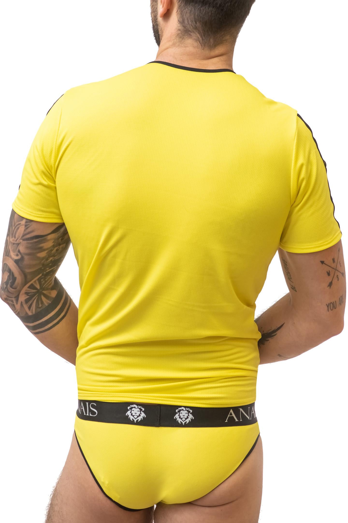 Men T-Shirt 053412 yellow - 3XL-1