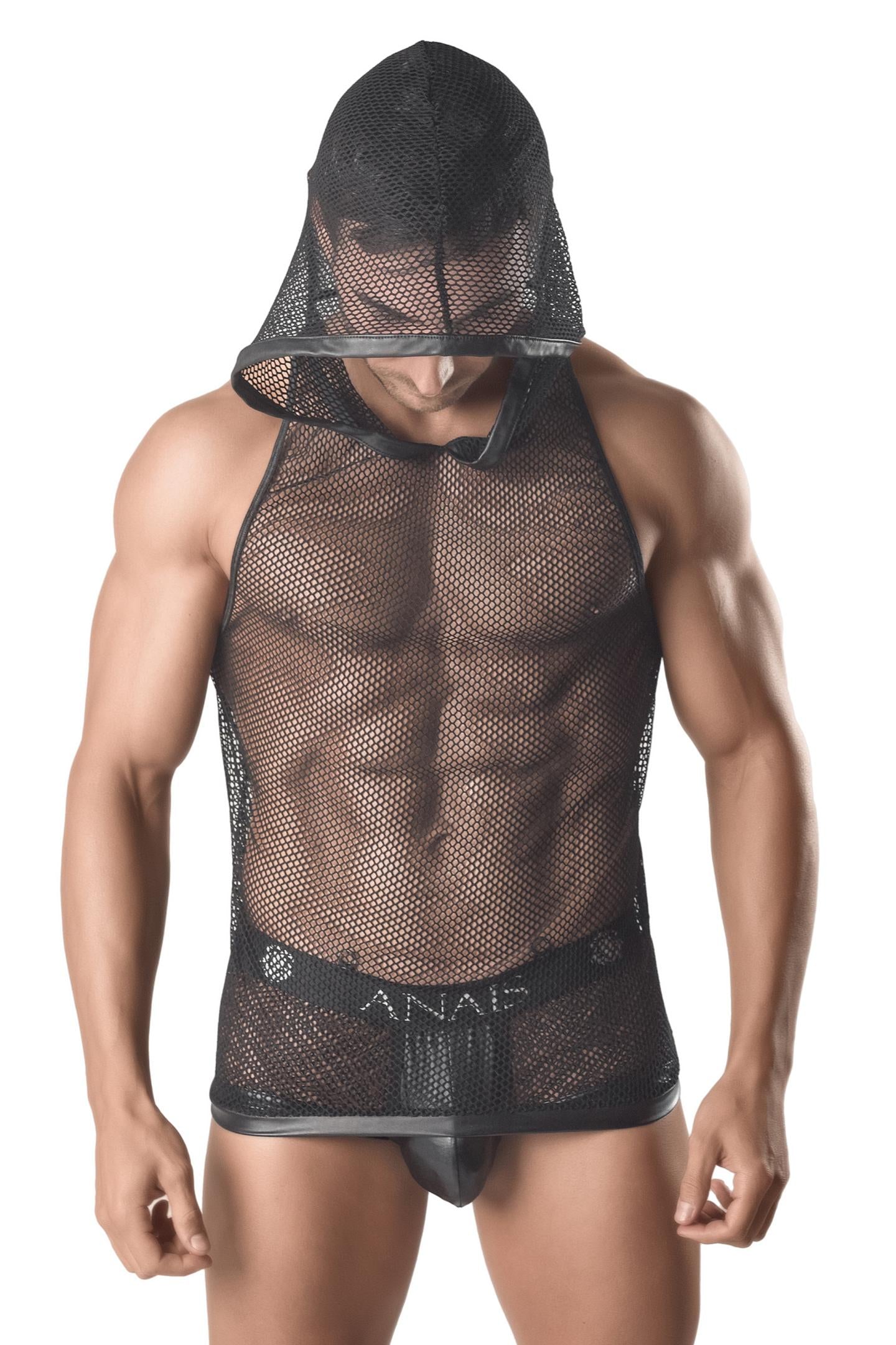 Herren Kapuzen-Netz-Shirt 054992 - 3XL-1