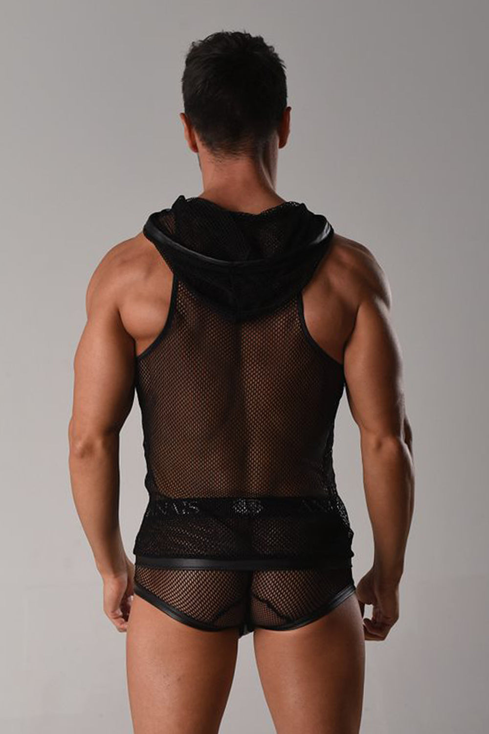 Herren Kapuzen-Netz-Shirt 054992 - 3XL-2