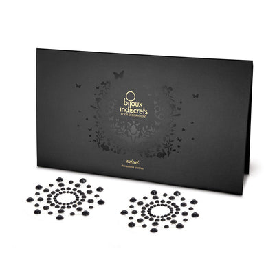 Bijoux Indiscrets Mimi Jewel Pasties - Black-0