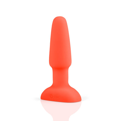b-Vibe Rimming 2 Rotating and Vibrating Remote Control Plug Orange-0