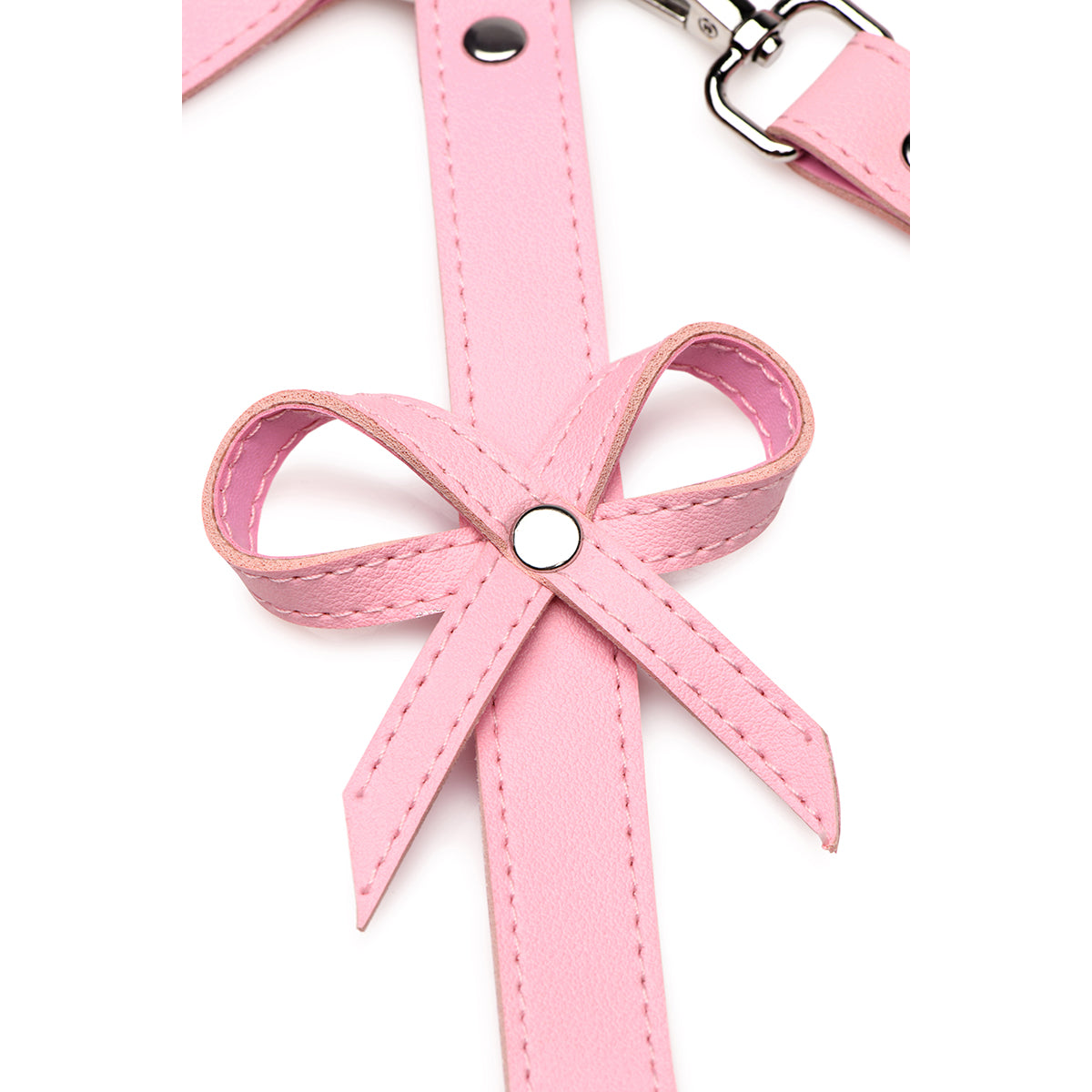 STRICT Bondage Harness with Bows Pink XL-2XL-2