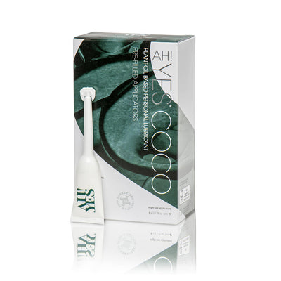 AH! YES COCO Plant-Oil Based Personal Lubricant Applicators 6-Pack 0.17 oz.-0
