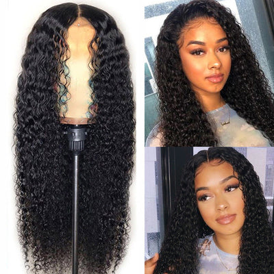 African Small Curly Hair Synthetic Wig-0