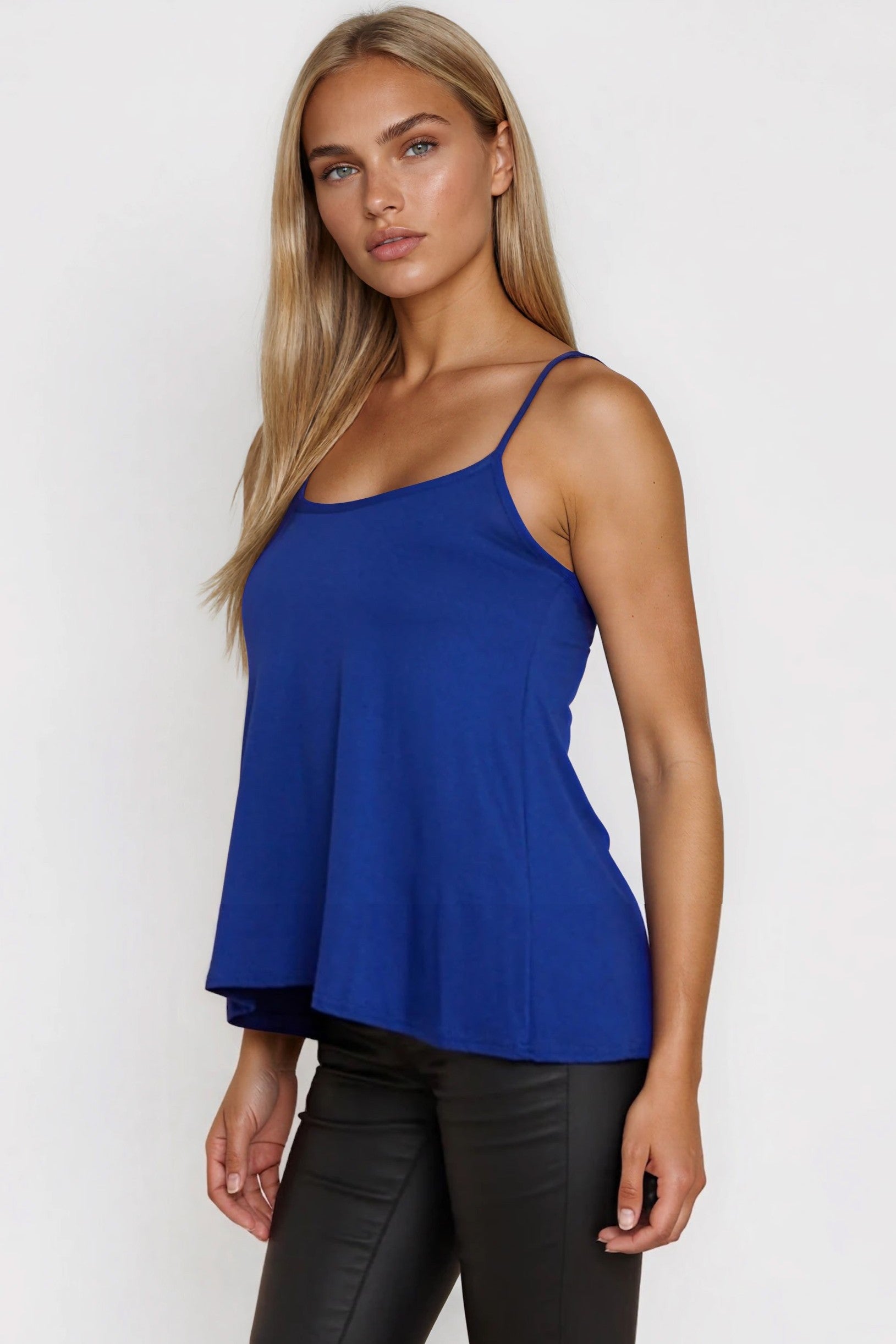 Royal Blue Strappy Cami Top-2