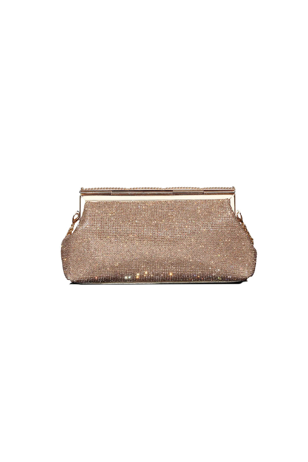 Gold Diamante Clutch Bag-2