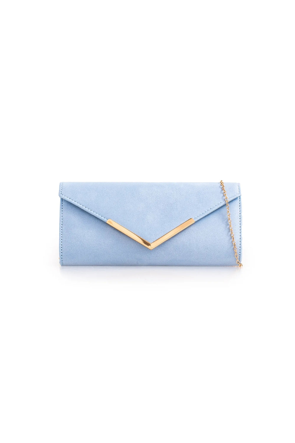 Serenity Suede Envelope Clutch Bag-0