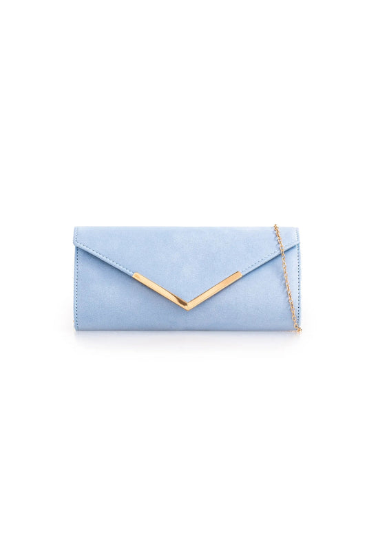 Serenity Suede Envelope Clutch Bag-0