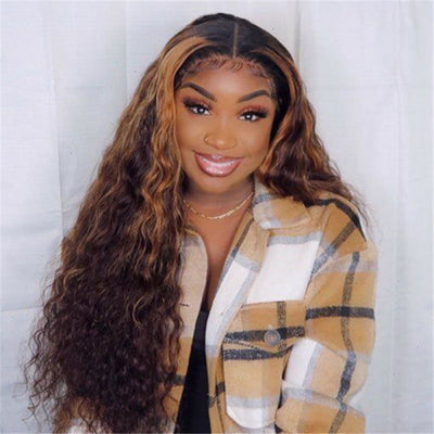 American Style Long Curly Wig-0