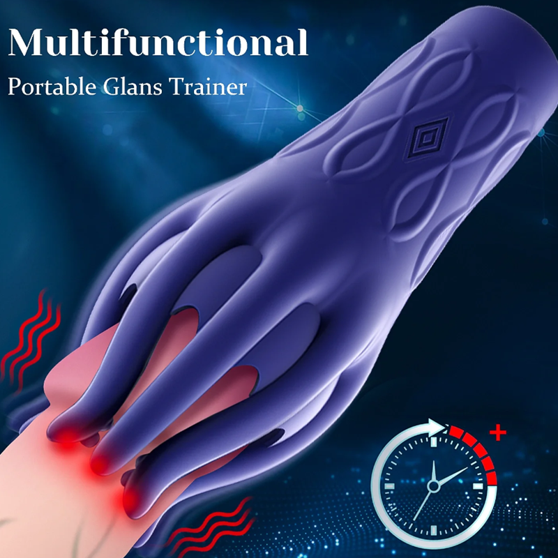 Vibration Squid Tentacle Glans Stimulator – Flexible Glans Vibrator & Trainer-2