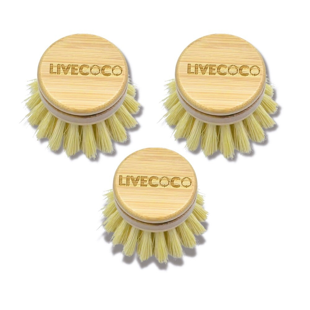 Eco Dish Cleaning Replacement Brushes (Pack of 3)